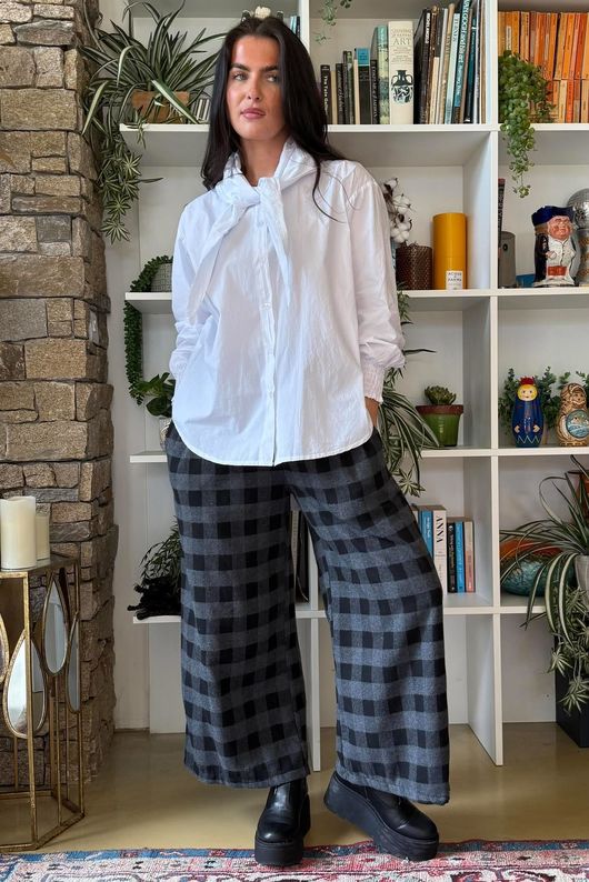 Paloma Tela Neckerchief Blouse White